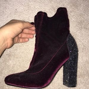 Nasty gal booties worn once